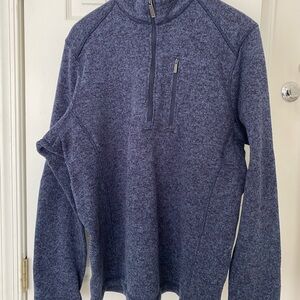 Woolrich Men's Blue Zip-Up Sweater